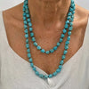 Collar Doble Vintage de Turquesa