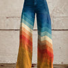 Carla | Pantalones Retro Zigzag Elegantes
