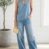 Rocío | Conjunto de dos piezas con aspecto denim, lavado vintage y tacto suave