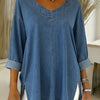 Clara | BLUSA RELAJADA CON ESCOTE EN V