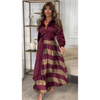 Marta | Vestido maxi a rayas