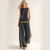 Sophie | Conjunto Elegante Con Pantalones Anchos