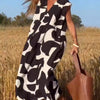 Sara | Vestido estampado con cuello en V