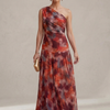 Uma | Vestido largo fluido con diseño elegante
